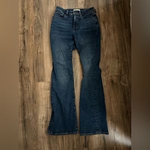 Madewell curvy skinny flare jeans